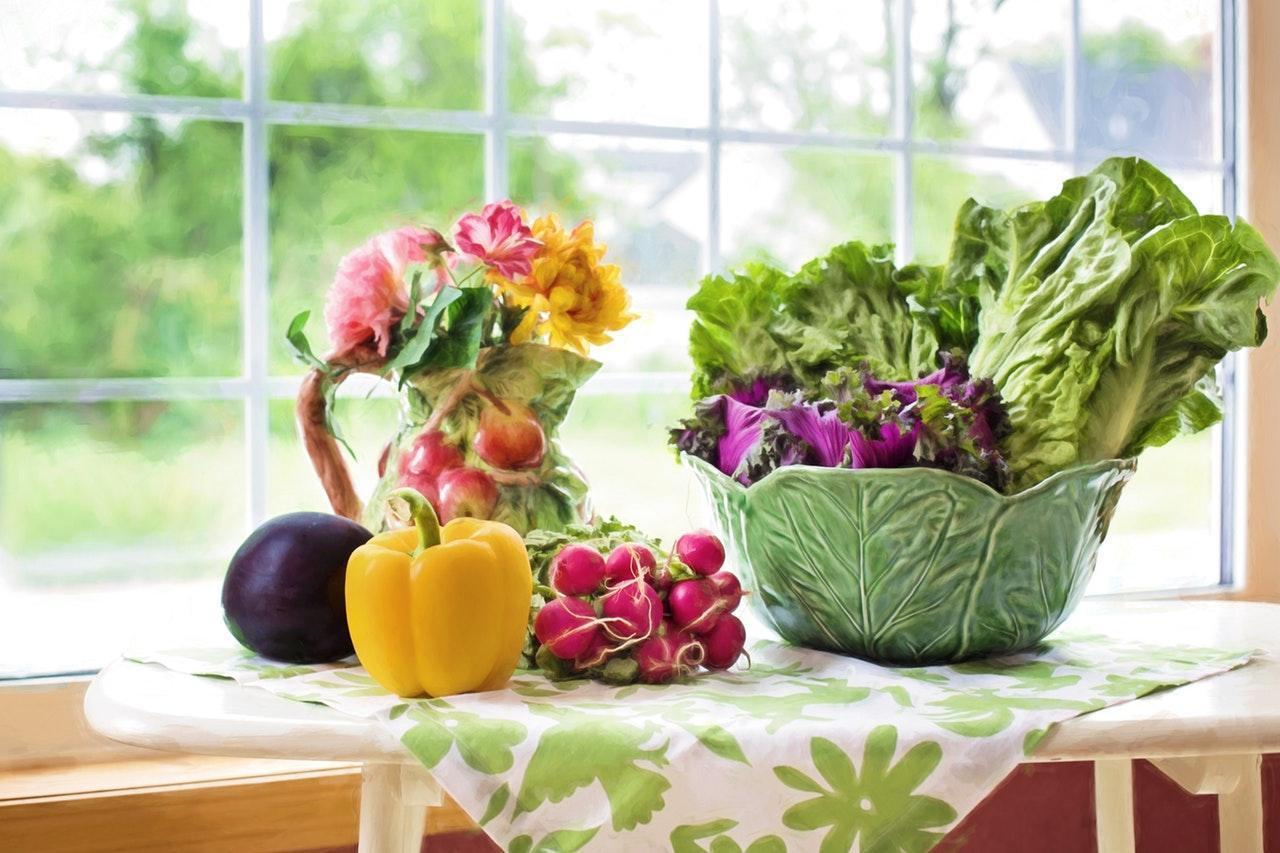 house plants and natural light