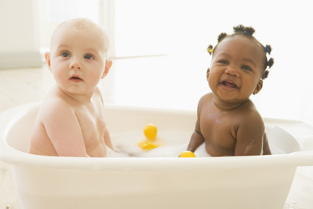 babies in a bathtub