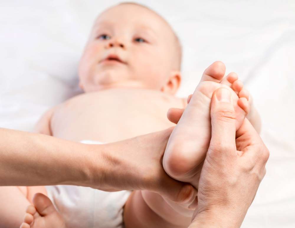 baby foot injury