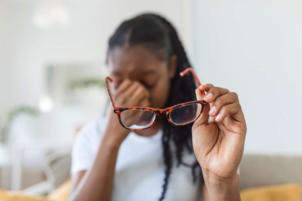 child with poor vision