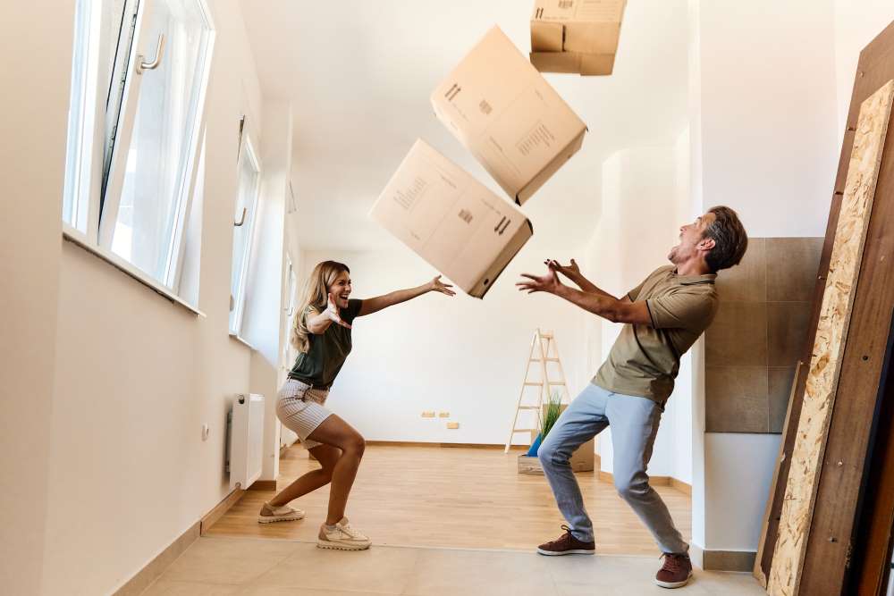 family moving houses