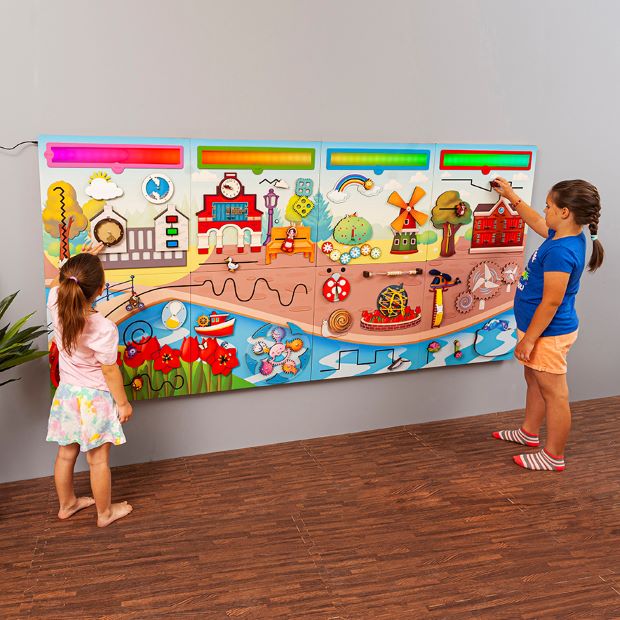interactive sensory panel for autistic kids