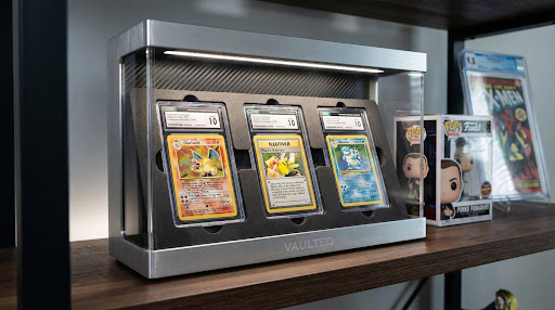 trading card glass led case