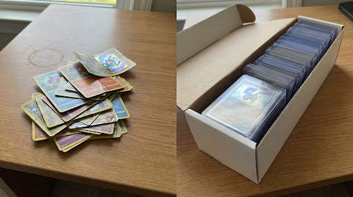 trading card organizer