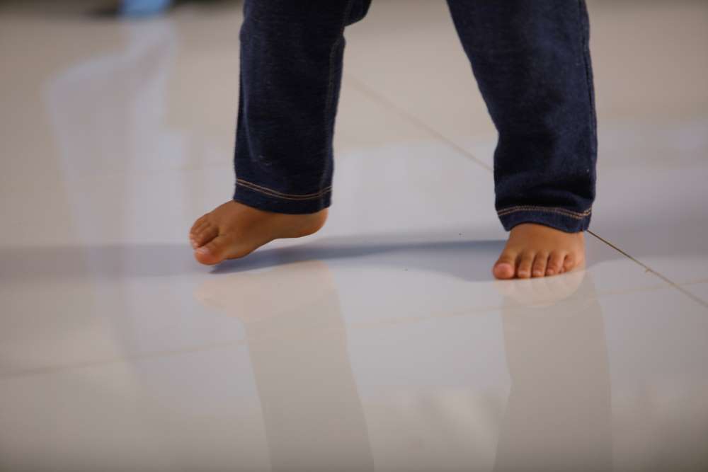 kid friendly ceramic flooring