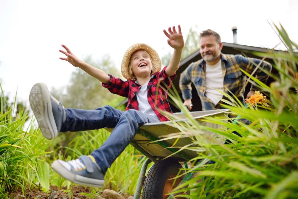 kids in the garden