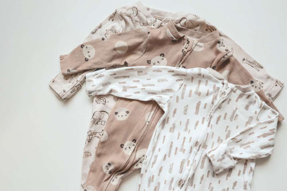 organic bamboo baby clothes with zipper