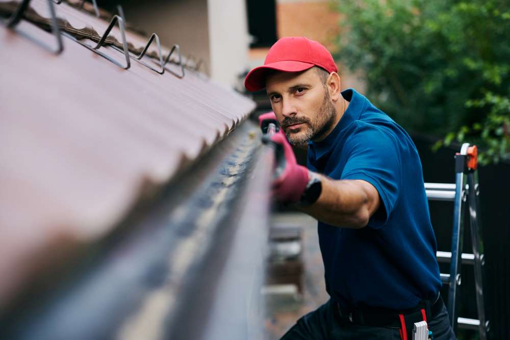 roof gutter install