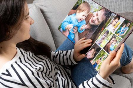 family photo calendar print