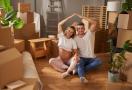 family moving into new home