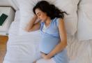 pregnant woman sleeping