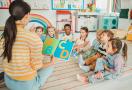 preschool kids learning to read