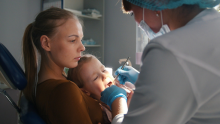 Child Building Healthy Dental Habits
