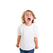 screaming tantrum toddler boy yelling anger