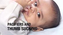 thumb sucking and pacifiers