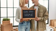 young adults buying home