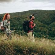 couple on a hike