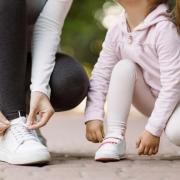 girls getting ready for a run