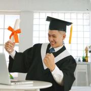 graduate with homeschool diploma
