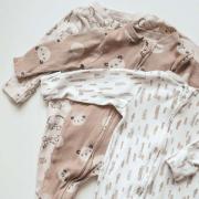 organic bamboo baby clothes with zipper