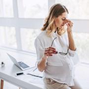 pregnant woman eyesight issues