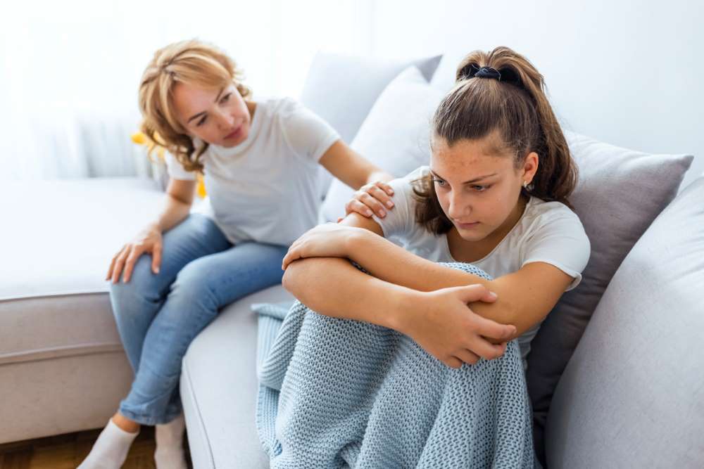teen upset about parents divorce