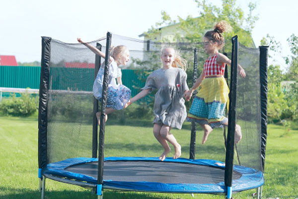 Fun Imaginary Games Kids Play on Trampolines | in the House