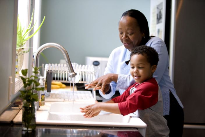 Teach proper hand-washing techniques to prevent illness